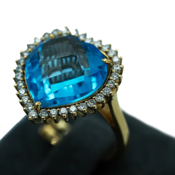 Heart Topaz Ring