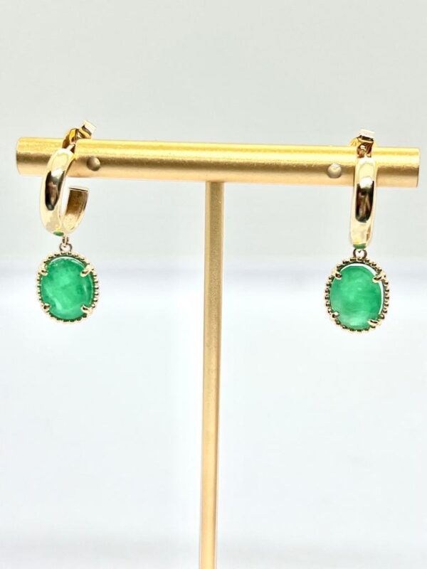 Green Onyx Earrings