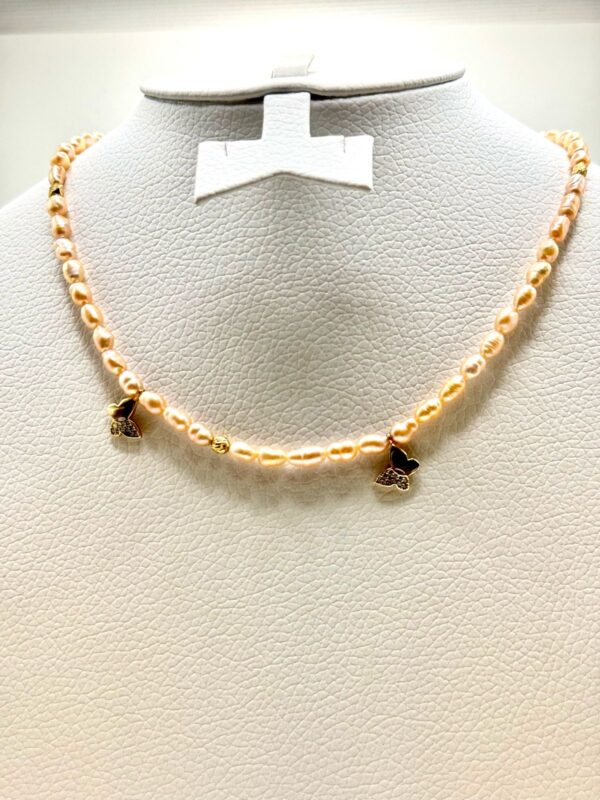 Pearls Butterfly Necklace