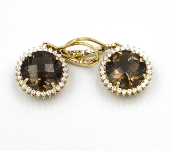 Smokey Topaz Earrings