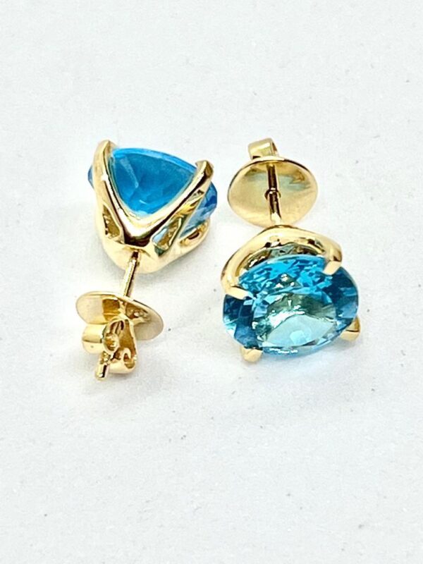 Topaz Studs Earrings